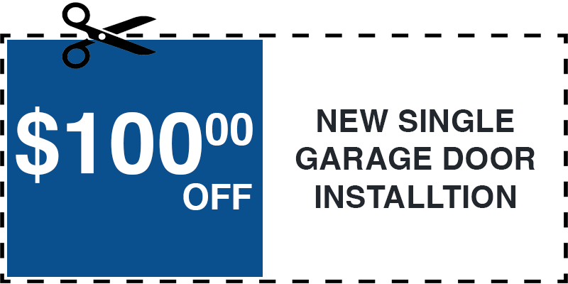 100 off garage door repair Kings Park