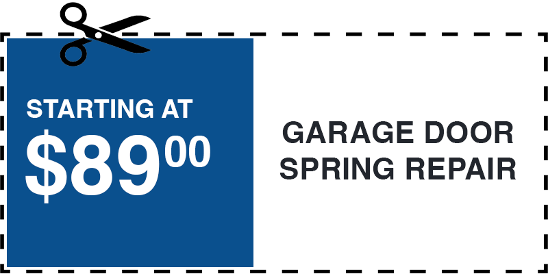 89 garage door SPRING repair